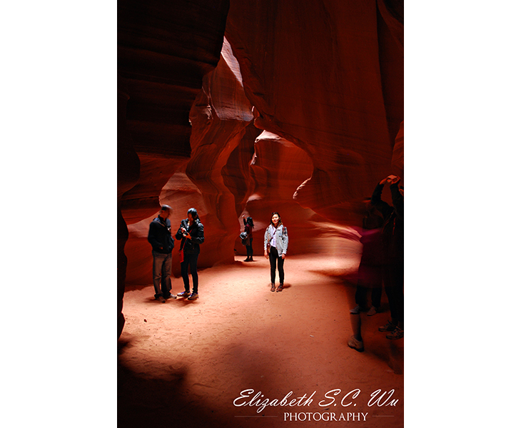 Michelle at Antelope Canyon