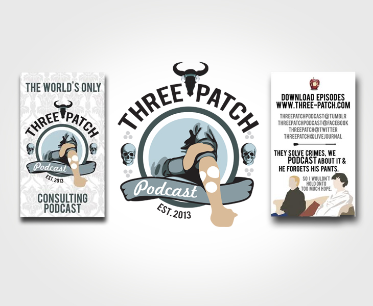 Branding and Graphic Design for Three Patch Podcast