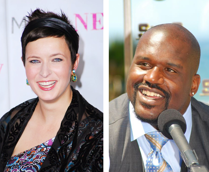 Diablo Cody and Shaquille O'Neal