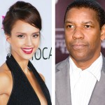 Jessica Alba and Denzil Washington 