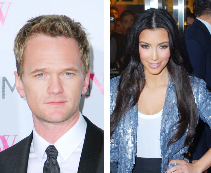 Neil Patrick Harris and Kim Kardashian