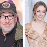 Steven Spielberg and Saoirse Ronan 