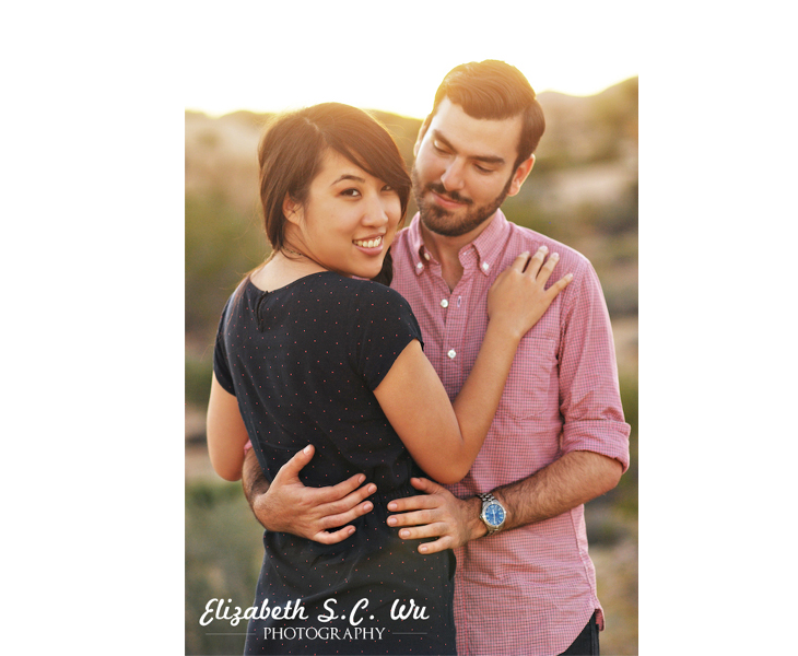 Mayon and Martin - Engagement in Joshua Tree