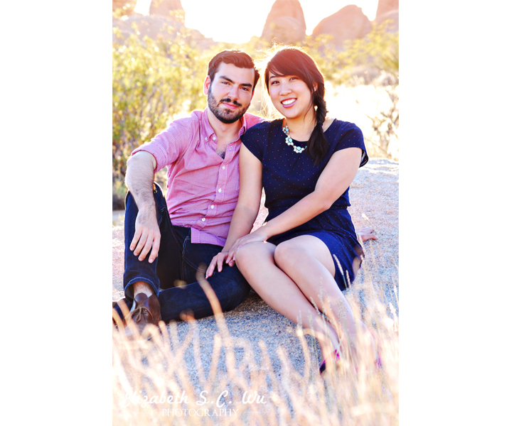 Mayon and Martin - Engagement in Joshua Tree