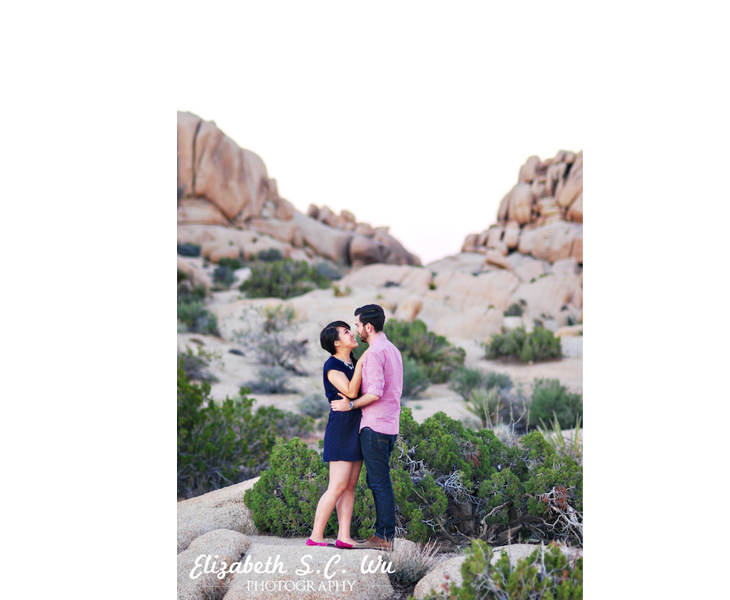 Mayon and Martin - Engagement in Joshua Tree