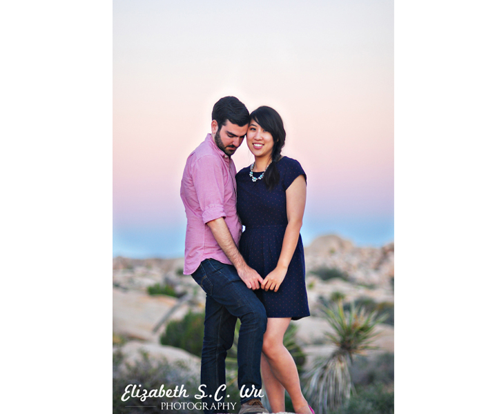 Mayon and Martin - Engagement in Joshua Tree