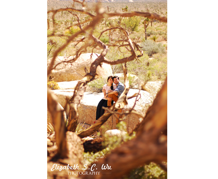 Mayon and Martin - Engagement in Joshua Tree