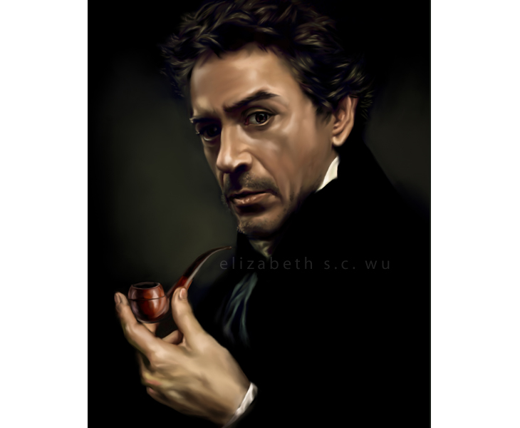 Portrait of Sherlock Holmes